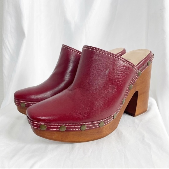 Jacquemus Les Sabots Leather Clog Mule Red - Picture 4 of 11